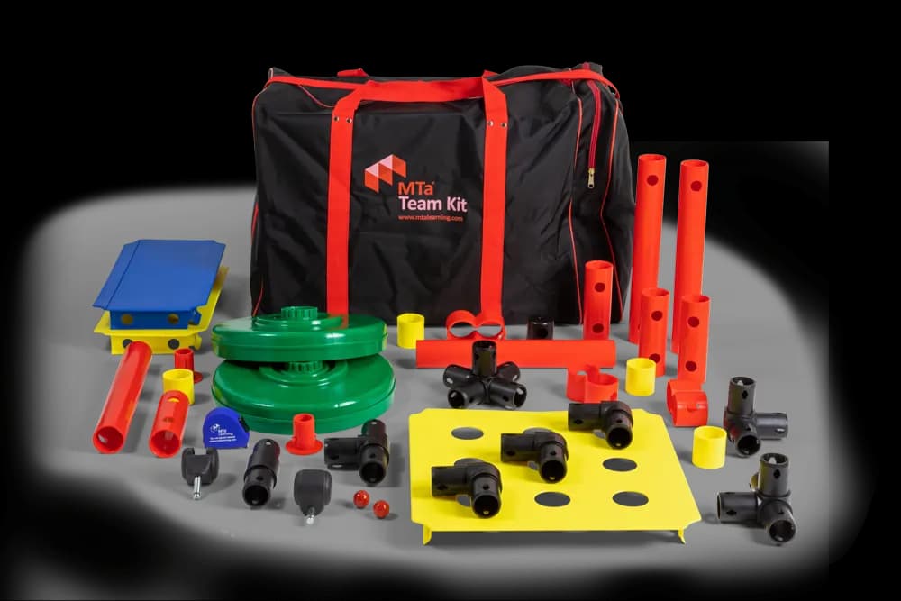 MTa Team Kit, a versatile and trusted tool for team-building activities, designed to enhance collaboration, communication, and problem-solving skills in experiential learning environments. Used by top global brands to foster teamwork and innovation.