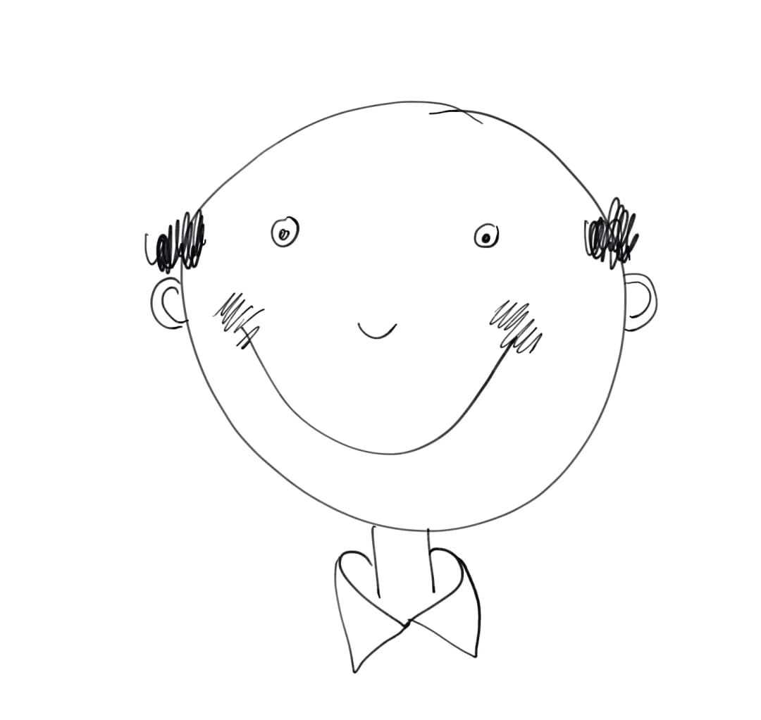 Dibujo de un retrato, simbolizando el trabajo en equipo y la colaboración en el aprendizaje experiencial.