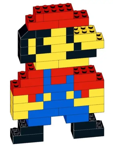 Lego Plumber model, built in layers, promoting teamwork and communication in the Lego Challenge.