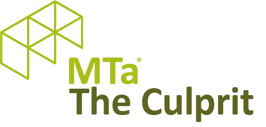 MTa Culprit logo, representing a team problem-solving game focused on building trust and collaboration.