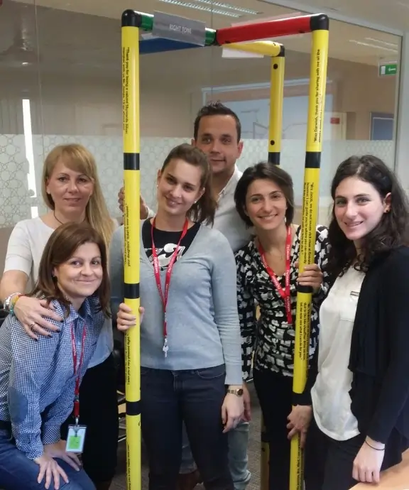 Emirates team engaging in a bespoke MTa induction activity to align with customer strategy and values.