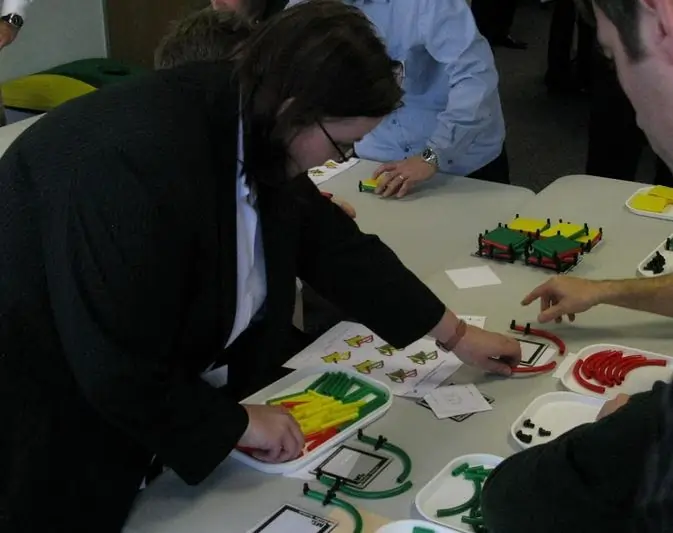 Participants using MTa KanDo Lean to enhance problem-solving, communication, and collaboration skills.