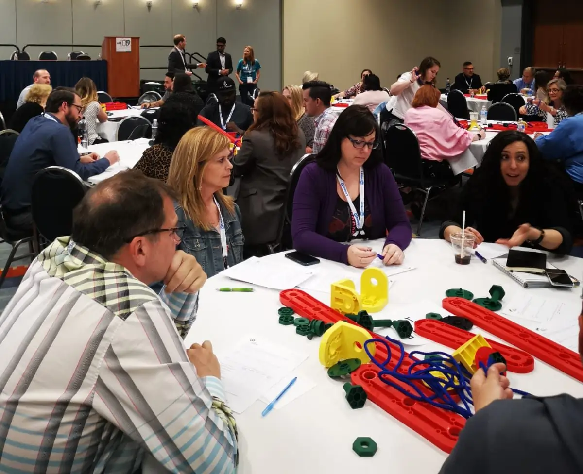 Participants engage in experiential learning activities, applying MTa's golden rules at ATD ICE 2019