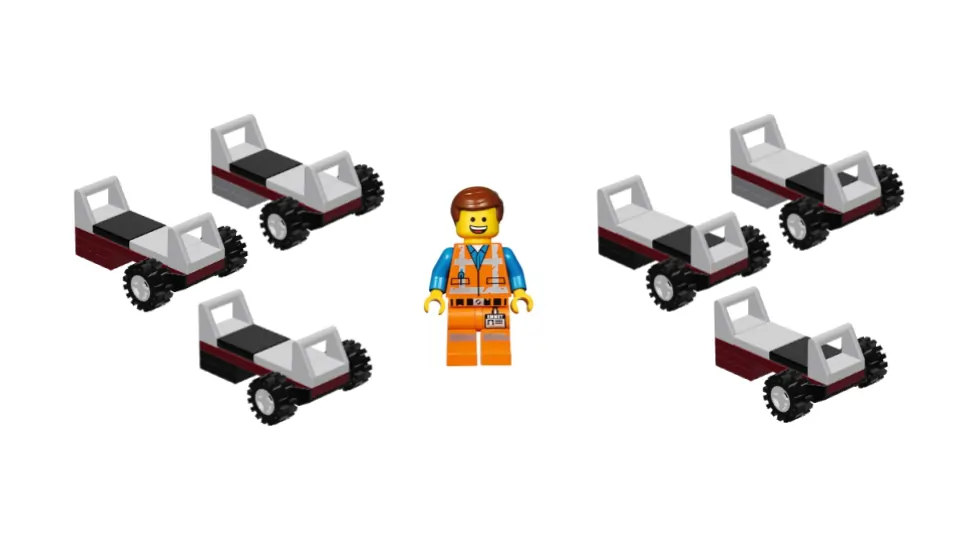 The stockless challenge: a Lego lean game